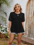 Round Neck Short Sleeve T-shirt (11)