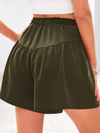 Full Size Casual Drawstring High Waist Relaxed Shorts Plus (2)