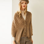 Shawl Scarf Pure Cashmere Cardigan photo 3
