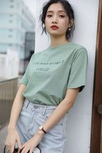 Letter Printed T-shirt White photo 3