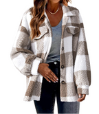 Lamb Fleece Jacket Button photo 2