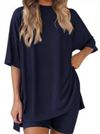 Full Round Neck Two-piece Set (15)