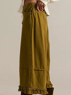 Wide-leg Ruffle Hem Jeans (18)