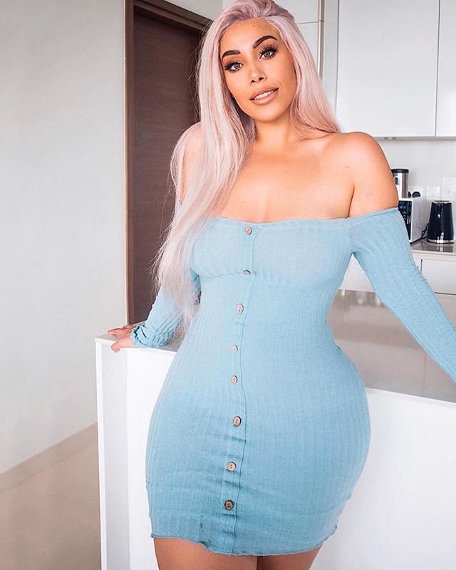 One-shoulder Bag Hip Dress variant CJNSSYLY06628-Blue-M|CJNSSYLY06628-Blue-L|CJNSSYLY06628-Blue-XL|CJNSSYLY06628-Blue-S