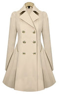 Slim Coat Trench variant CJNSWTQB00954-Apricot Color-XXL|CJNSWTQB00954-Apricot Color-M|CJNSWTQB00954-Apricot Color-S|CJNSWTQB00954-Apricot Color-XL|CJNSWTQB00954-Apricot Color-3XL|CJNSWTQB00954-Apricot Color-L
