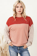Block Dropped Shoulder T-shirt