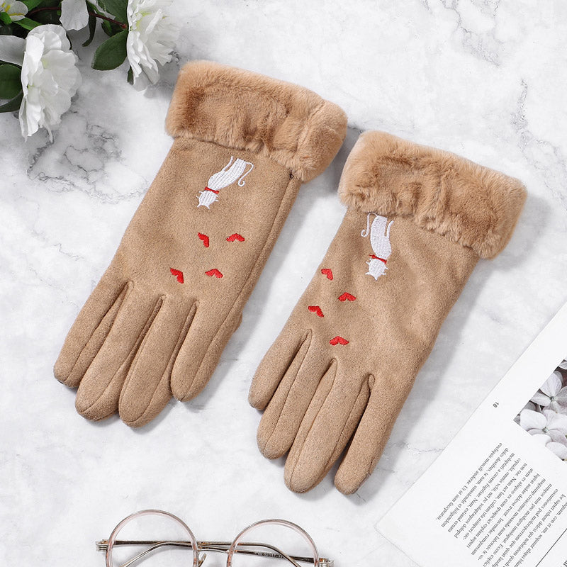 Gloves Winter Suede photo 1