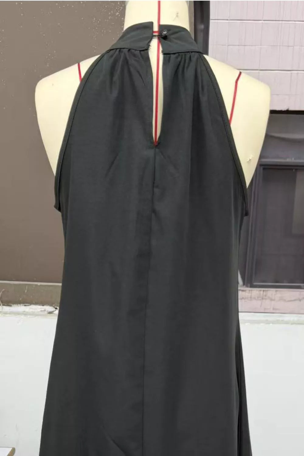 Halter Neck Sleeveless Maxi Dress (12)