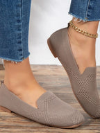 Square Toe Flat Slip-ons (13)