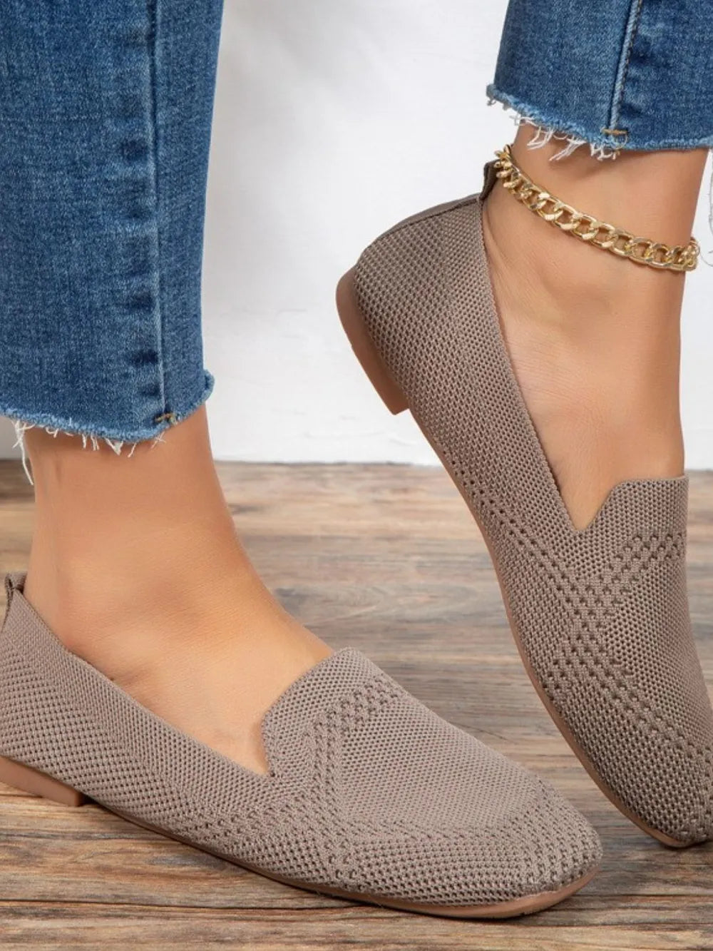 Square Toe Flat Slip-ons (13)