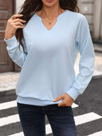 Notched Raglan Sleeve Sweatshirt (15)