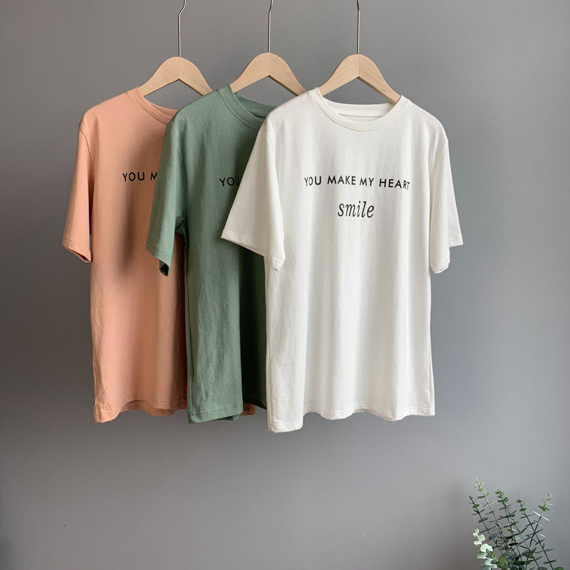 Letter Printed T-shirt White photo 12