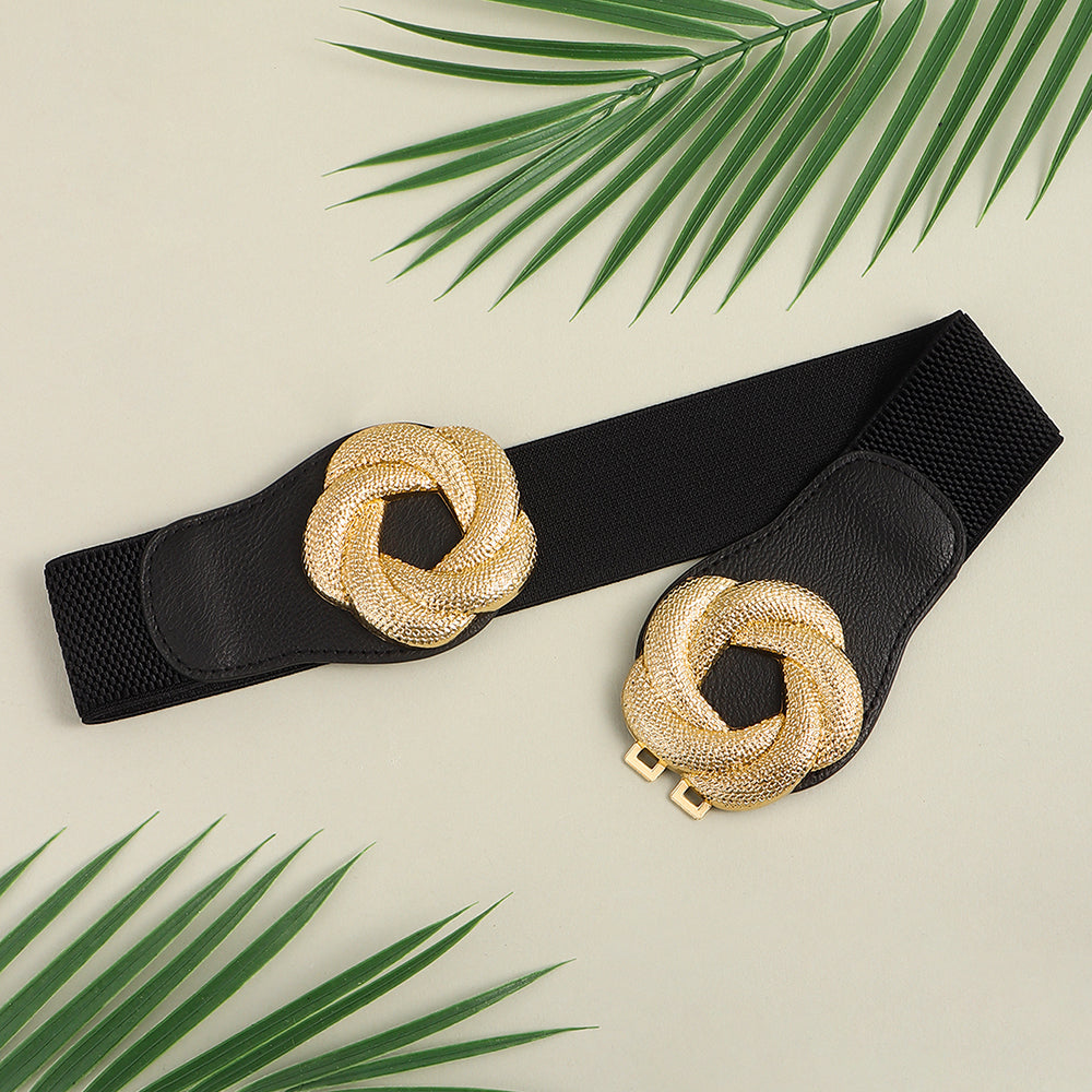 Belt Elastic Shirt Skirt Suit Jacket Flower Shaped photo 5