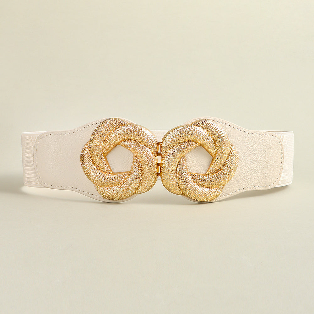Belt Elastic Shirt Skirt Suit Jacket Flower Shaped photo 24