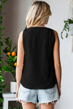 Knot Detail V-neck Tank (10)