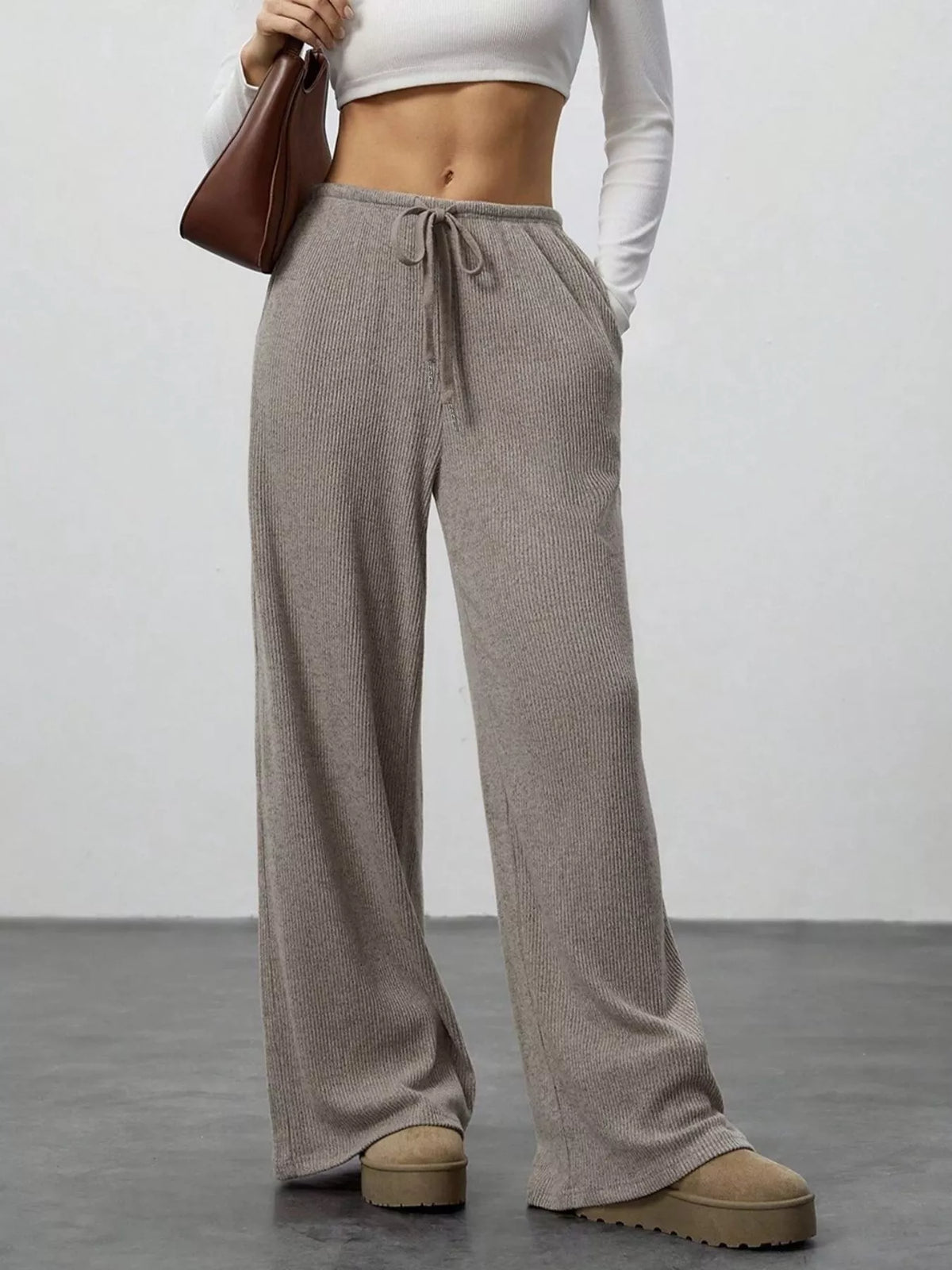 Relaxed Fit Wide Leg Pants (7)