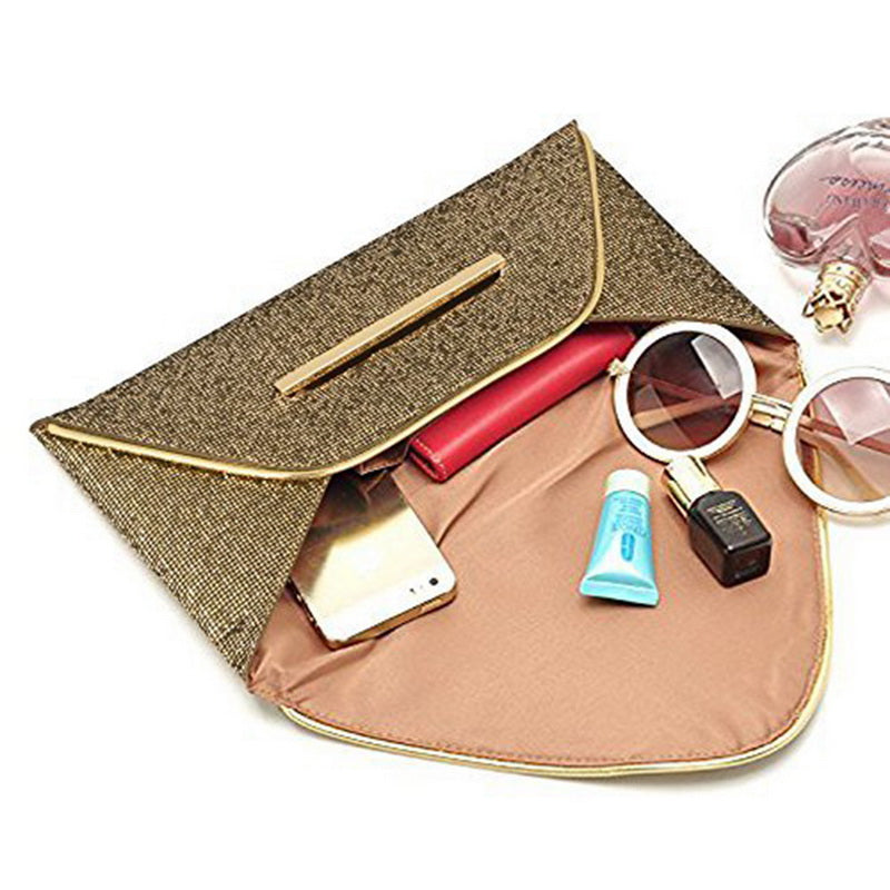 Sequin Glitter Clutch photo 5