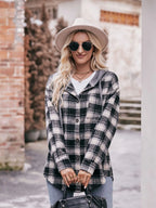 Oversized Plaid Button Up Shacket (2)