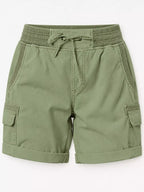 Full Size Drawstring Cargo Shorts Plus (22)