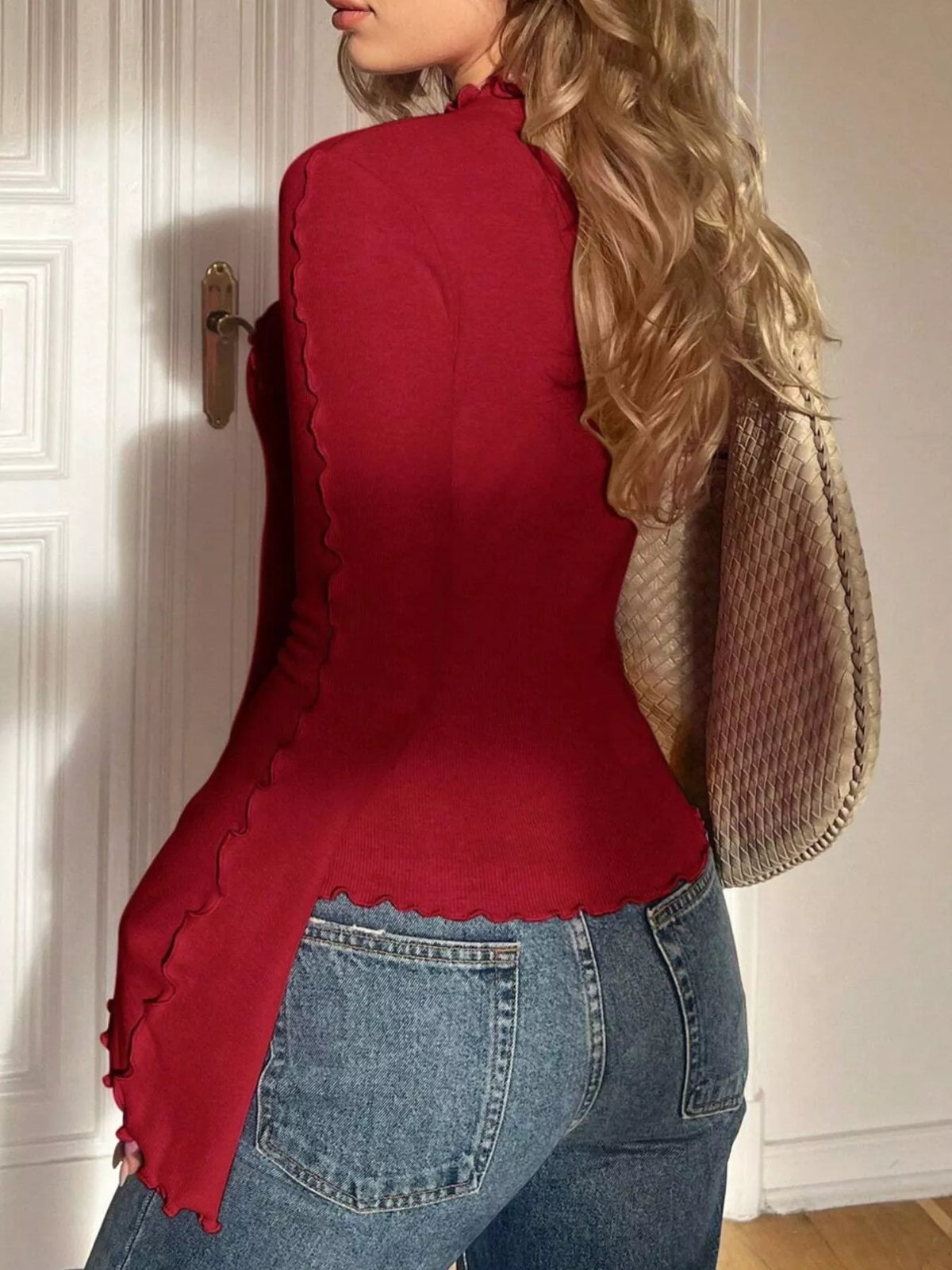 Lettuce Edge Flare Sleeve Top (34)