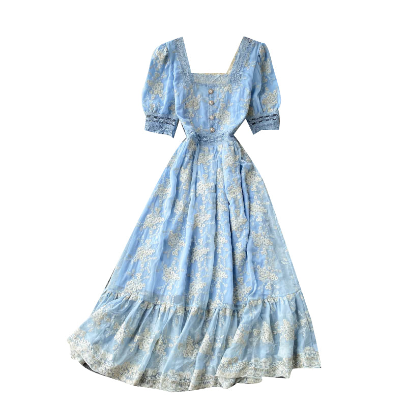 Vintage Lace Slim Dress photo 5