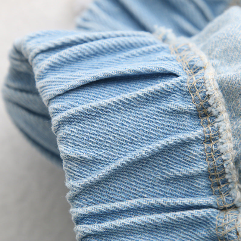 Strawberry Loose Wide-leg Jeans photo 3