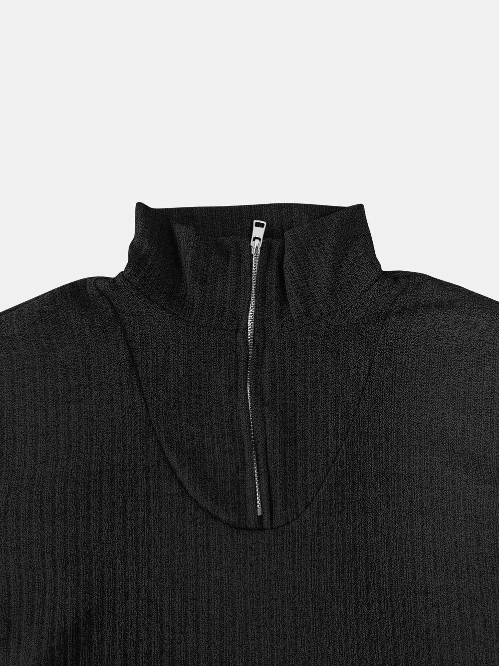 Full Size Quarter Zip Long Sleeve Top (8)
