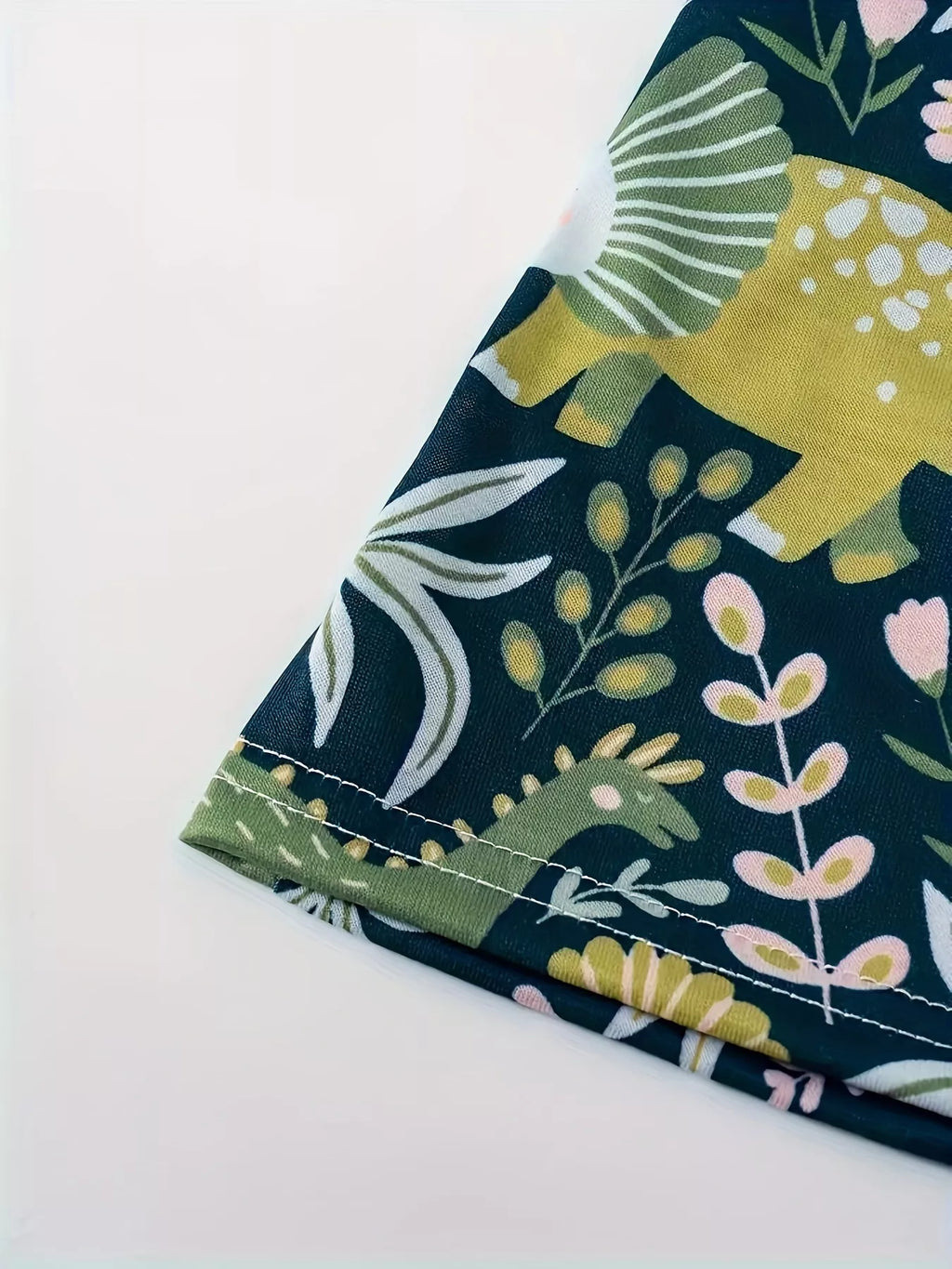Printed Elastic Waist Skirt (4)