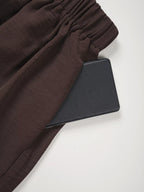 Button-down Vest Wide Leg Pants Set (8)