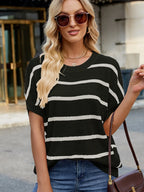Striped Oversized Casual Sweater Relaxed Fit (14)