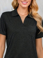 Johnny Collar Short Sleeve Top (9)