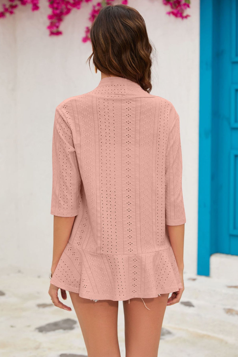 Half Sleeve Open Front Cardigan (24)