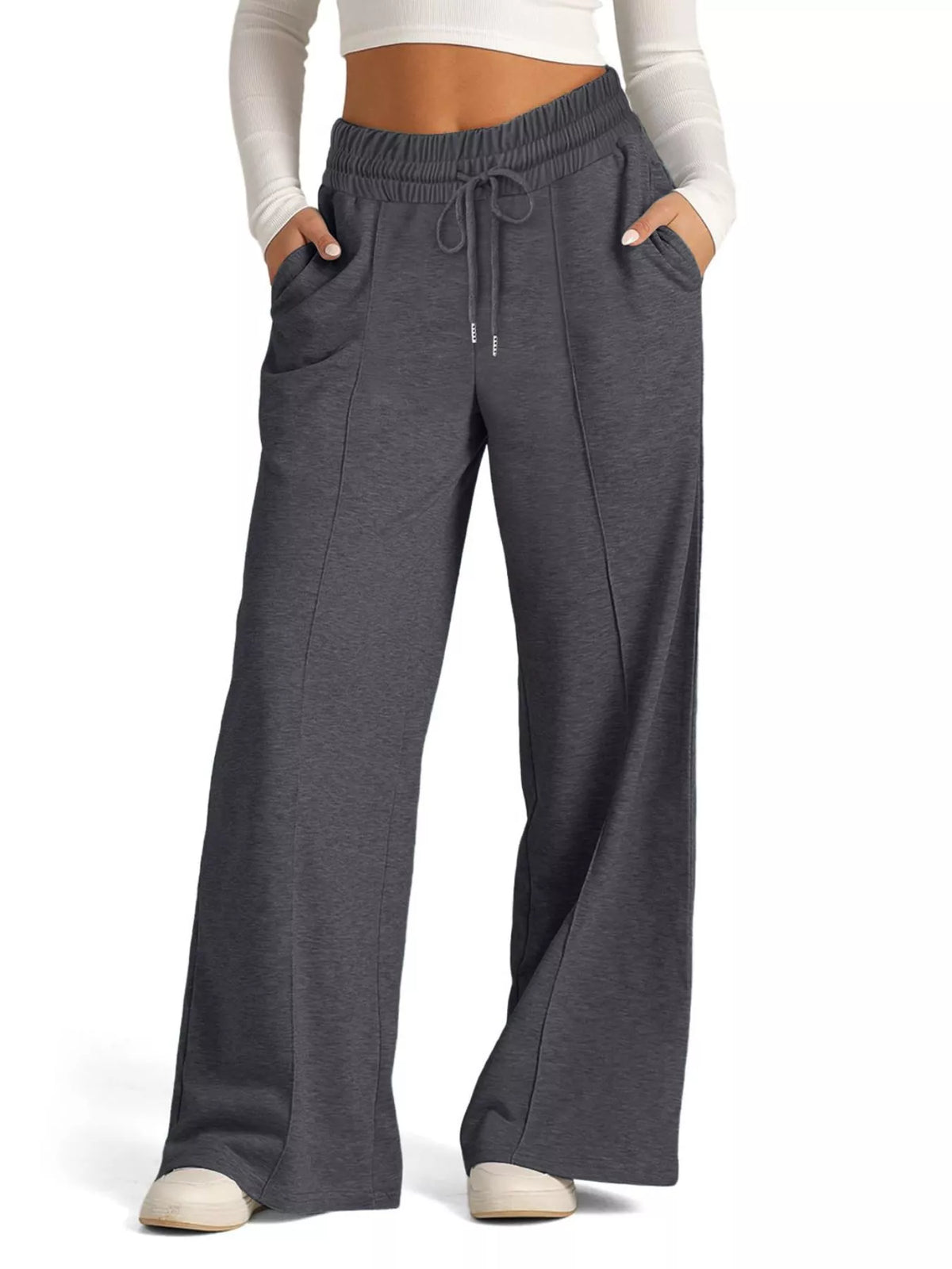 Wide Leg Drawstring Pants (6)