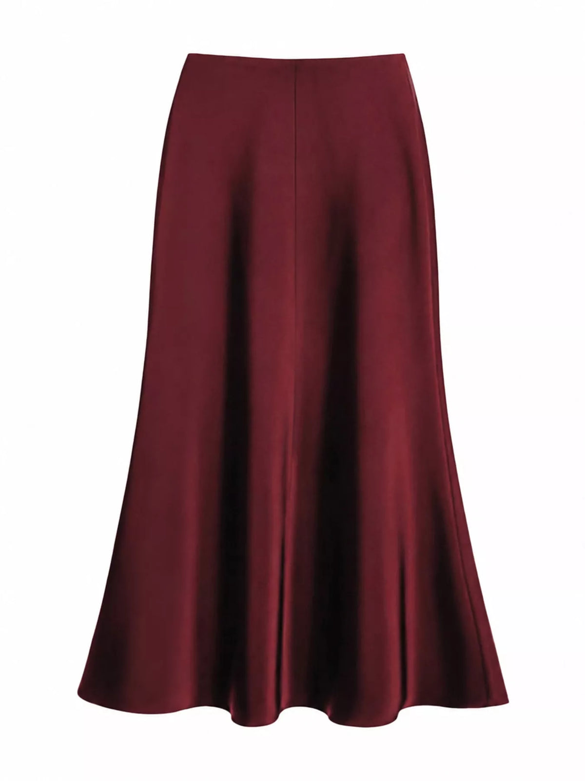 Full Size High-waisted Satin Midi Skirt Plus (19)