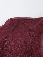 Button Down Long Sleeve Shirt Scarf (16)