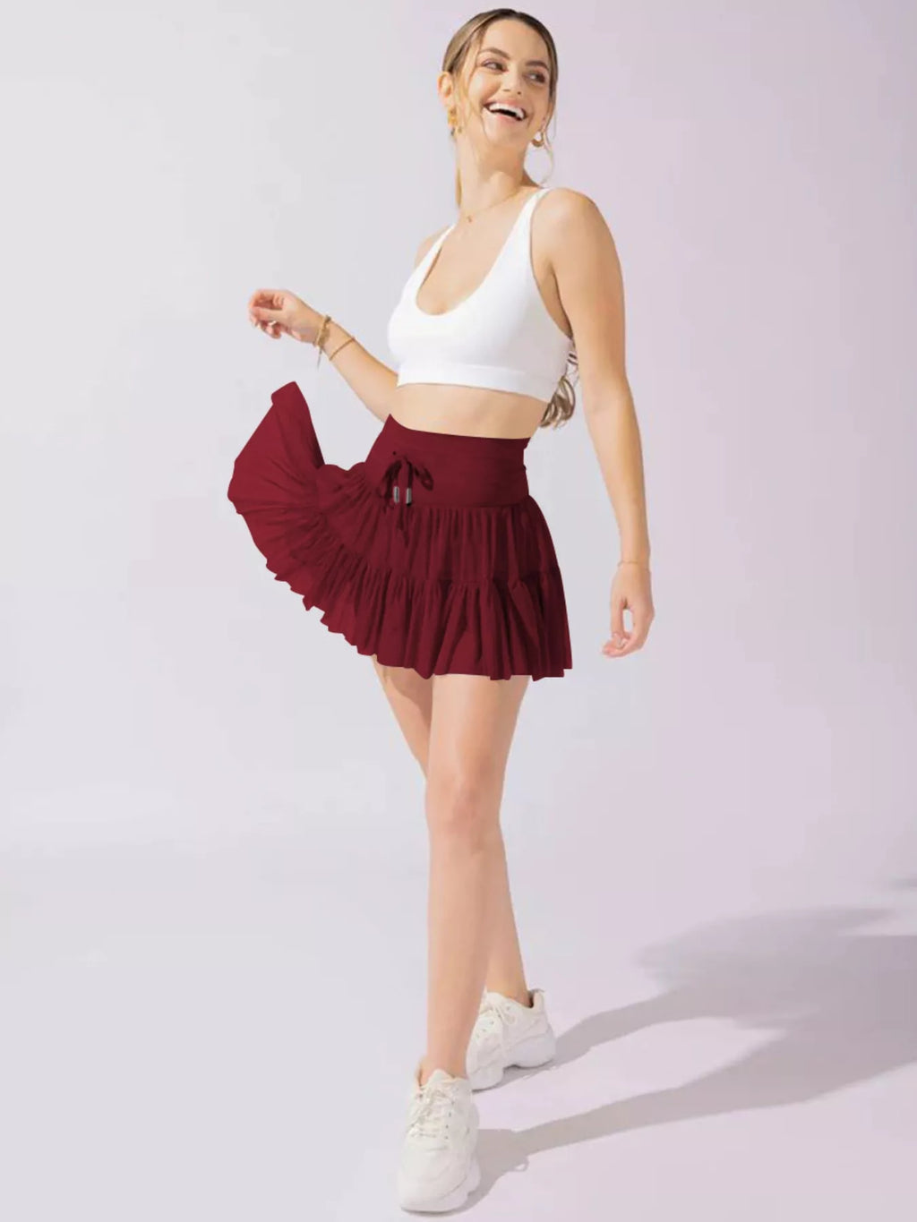 High Waist Skort Pockets (18)