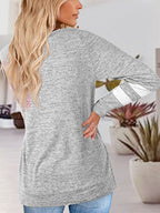 V-neck Raglan Sleeve T-shirt (9)