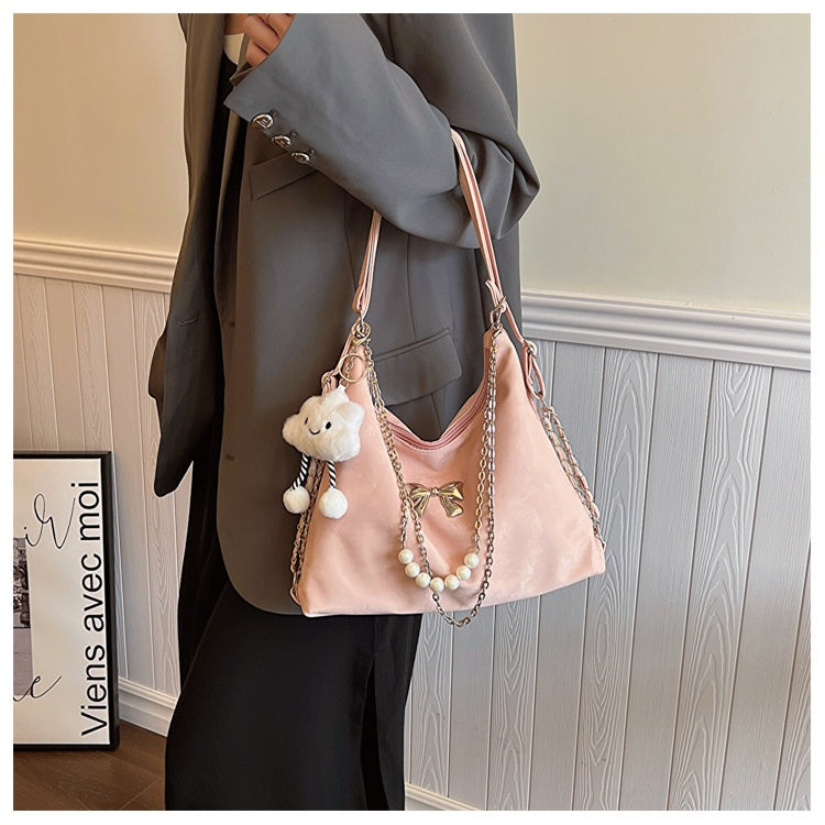 Large Capacity Spring Shoulder Bag Texture photo 18
