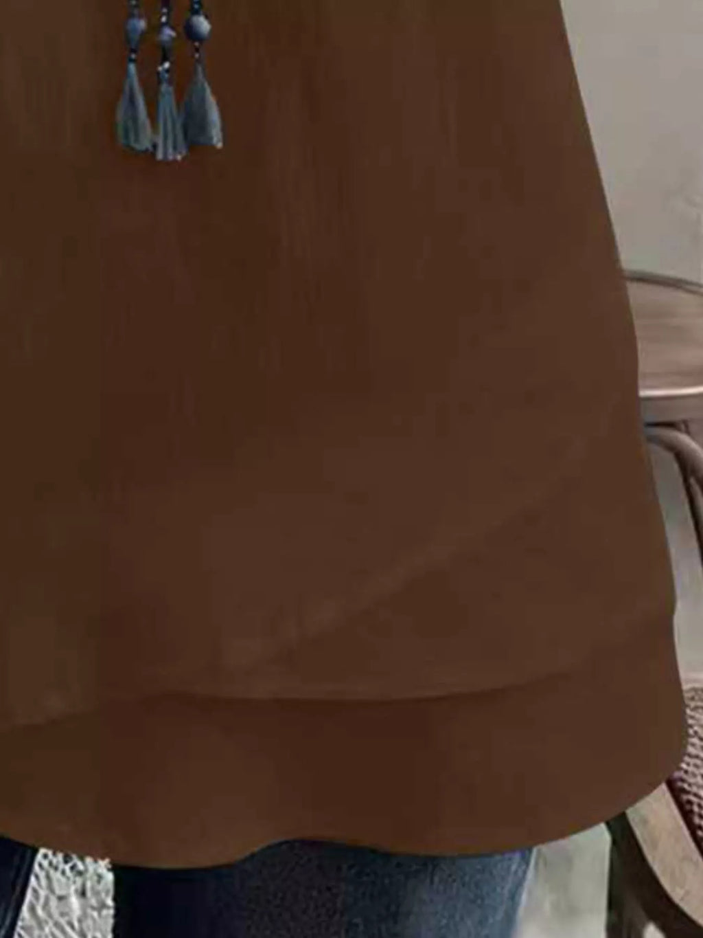 Notched Short Sleeve Blouse (18)