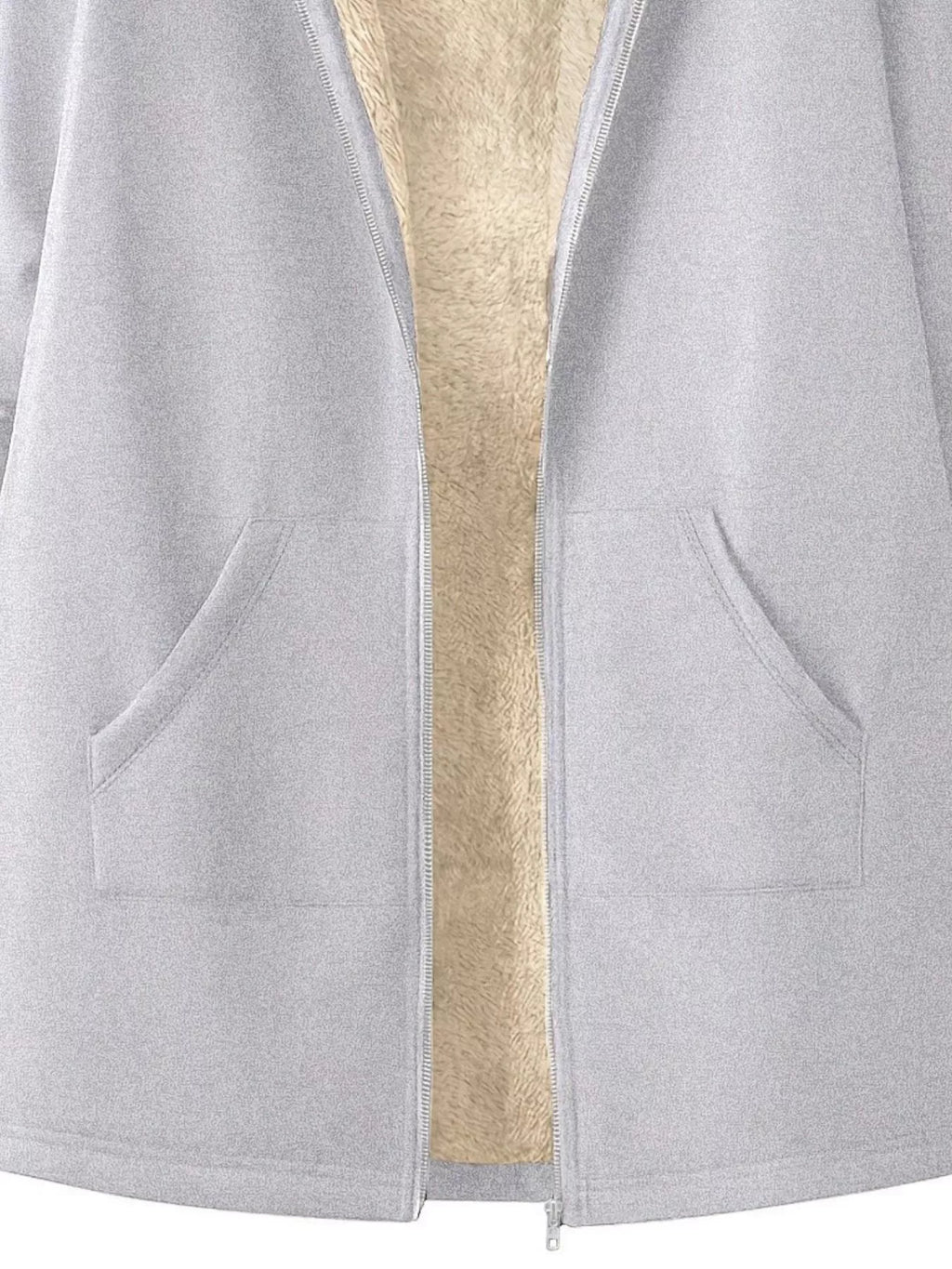 Fleece-lined Zip Up Hooded Outerwear (15)