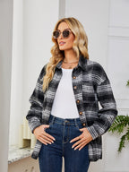 Plaid Collared Shirt Jacket (11)