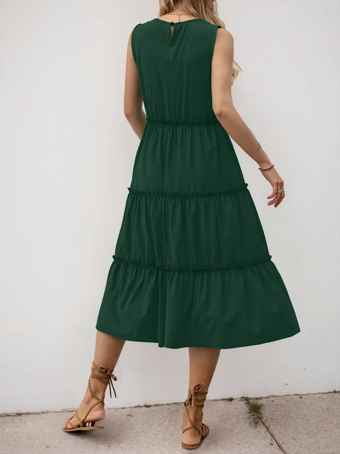 Frill Tiered Midi Dress (5)