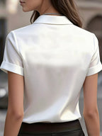 Satin Short-sleeve Shirt (3)