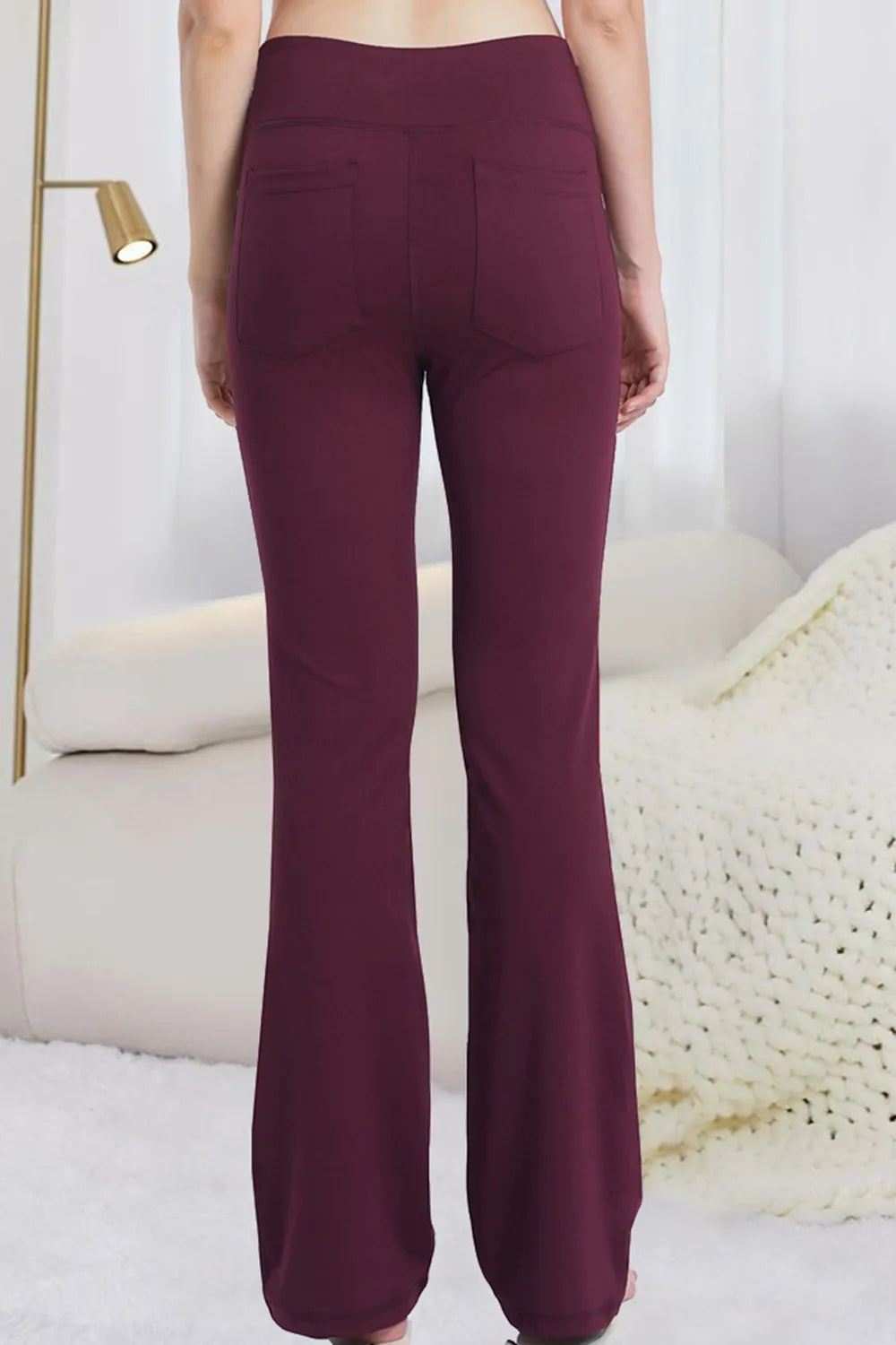 Pocketed High Waist Active Pants (12)