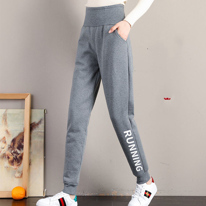 Faux Wool Lamb Velvet Casual Trousers Cotton photo 3