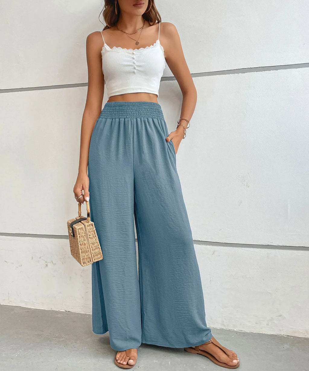 High-waisted Wide Leg Pants (5)