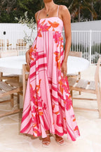 Printed Square Neck Cami Maxi Dress (20)