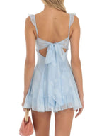 Floral Sweetheart Ruffled Cami Mini Dress (9)
