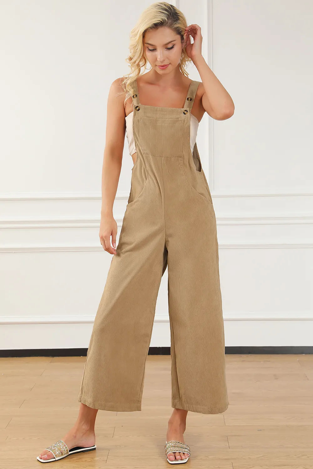 Pocketed Wide Leg Overall (17)