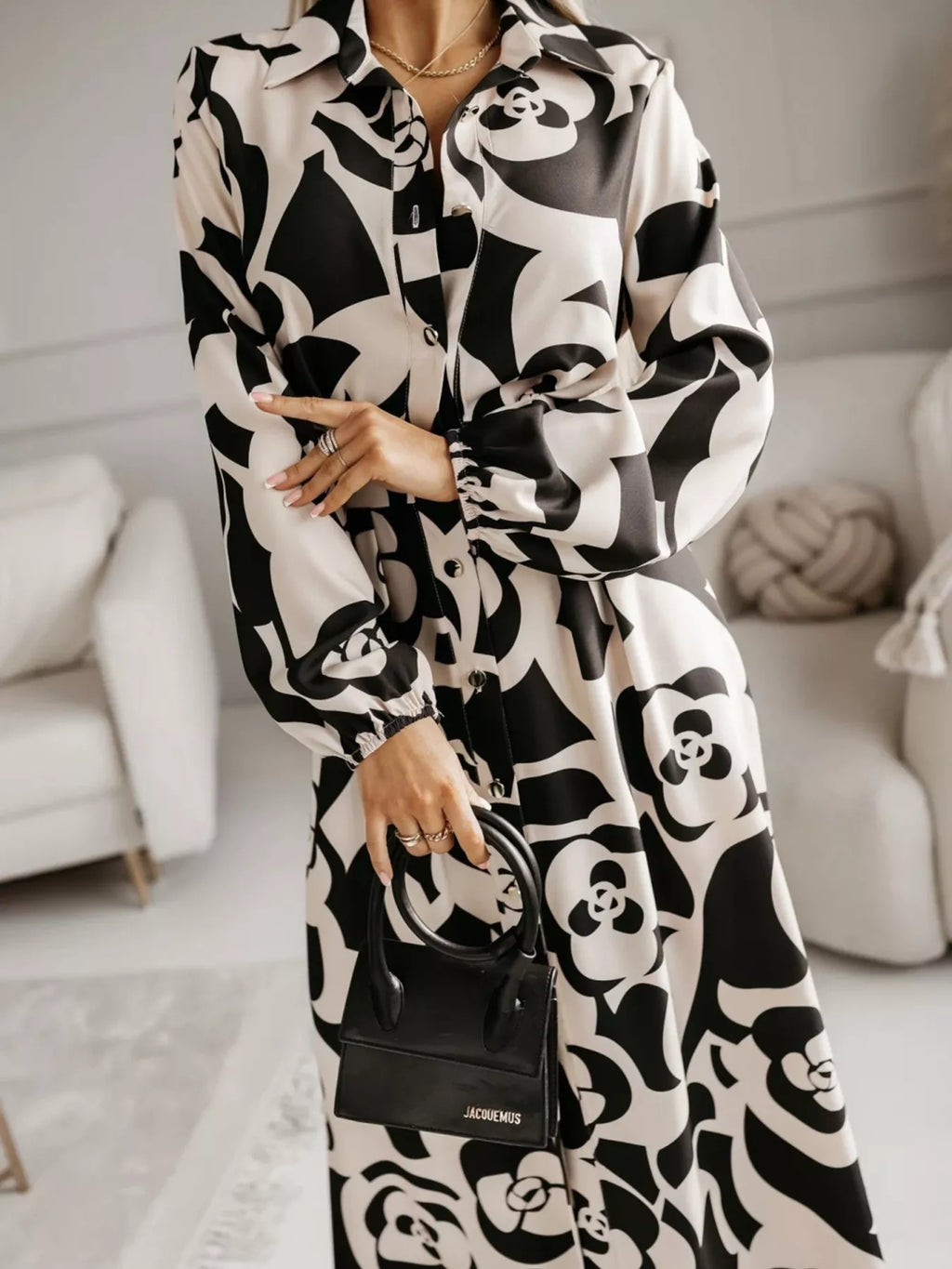 Long Sleeve Maxi Shirt Dress (9)